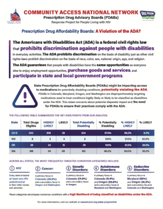 Infographic from CANN: Prescription Drug Affordability Boards and the ADA: A Potential Conflict?  